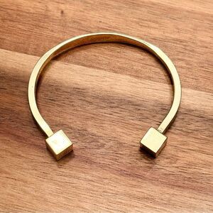 J.Crew | Mercantile Cube Cuff Bracelet | 2.25” Diameter